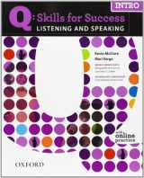 9780194756464-0194756467-Q: Skills for Success Listening & Speaking Intro Student Book with Student Access Code Card