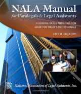 9781435400252-1435400259-NALA Manual for Paralegals and Legal Assistants