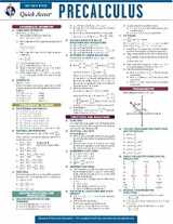 9780738607450-0738607452-Precalculus - REA's Quick Access Reference Chart (Quick Access Reference Charts)