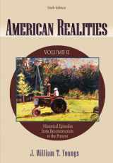9780321157072-0321157079-American Realities, Vol. 2, Sixth Edition