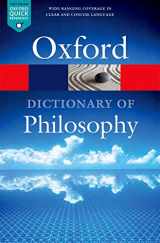 9780198735304-0198735308-The Oxford Dictionary of Philosophy (Oxford Quick Reference)