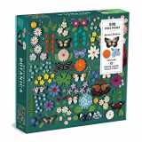 9780735369702-0735369704-Galison Butterfly Botanica Puzzle, 500 Pieces, 20” x 20” – Jigsaw Puzzle with 15 Shaped Pieces and Stunning, Colorful Artwork – Thick, Sturdy Pieces, Challenging Family Activity