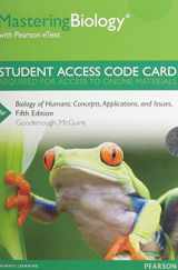 9780321886620-0321886623-Masteringbiology with Pearson Etext -- Standalone Access Card -- For Biology of Humans: Concepts, Applications, and Issues