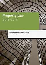 9780198823223-0198823223-Property Law 2018-2019 (Legal Practice Course Manuals)
