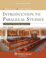 9781454808787-1454808780-Introduction to Paralegal Studies: A Critical Thinking Approach, Fifth Edition (Aspen College)