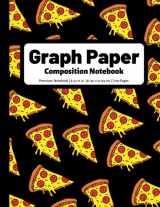 9781686140358-1686140355-Graph Paper Composition Notebook: 4x4 Quad Ruled Graphing Grid Paper | 100 Pages | Pizza Black