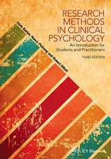 9781118773208-1118773209-Research Methods in Clinical Psychology: An Introduction for Students and Practitioners