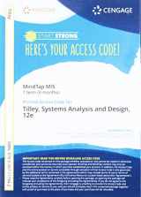 9780357117842-0357117840-MindTap for Tilley's Systems Analysis and Design, 1 term Printed Access Card (MindTap Course List)
