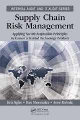 9781138197336-1138197335-Supply Chain Risk Management (Security, Audit and Leadership Series)