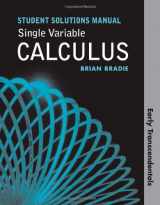 9780716795940-0716795949-Single Variable Calculus: Early Transcendentals Student Solutions Manual