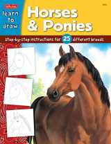 9781560108627-1560108622-Horses & Ponies: Step-by-step instructions for 25 different breeds (Learn to Draw)