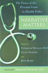 9780801884795-0801884799-Narrative Matters: The Power of the Personal Essay in Health Policy
