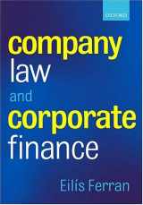9780198763932-019876393X-Company Law and Corporate Finance