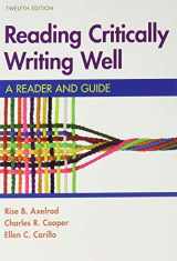 9781319360153-1319360157-Reading Critically, Writing Well 12e & Documenting Sources in APA Style: 2020 Update