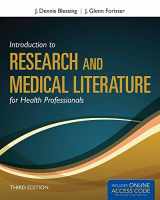 9781449604813-1449604811-Introduction to Research and Medical Literature for Health Professionals (book)