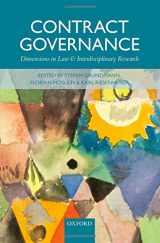9780198723202-0198723202-Contract Governance: Dimensions in Law and Interdisciplinary Research