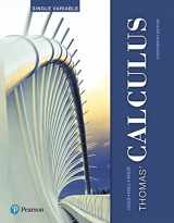 9780134718477-013471847X-Thomas' Calculus, Single Variable plus MyMathLab with Pearson eText -- Access Card Package (14th Edition) (Hass, Heil & Weir, Thomas' Calculus Series)