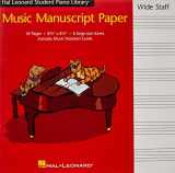 9781423480976-142348097X-Hal Leonard student piano library music manuscript paper. Wide staff