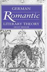 9780521021913-052102191X-German Romantic Literary Theory (Cambridge Studies in German)