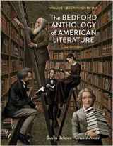 9781457619847-1457619849-Bedford Anthology of American Literature, Volume One: Beginnings to 1865 (Evaluation Copy)