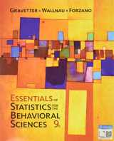 9781337098120-1337098124-Essentials of Statistics for The Behavioral Sciences