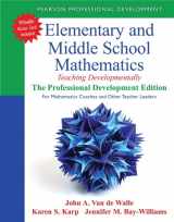 9780133006469-0133006468-Elementary and Middle School Mathematics: Teaching Developmentally: The Professional Development Edition for Mathematics Coaches and Other Teacher ... Student-Centered Mathematics Series)