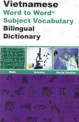 9780933146686-093314668X-Vietnamese BD Word to Word® with Subject Vocab: Suitable for Exams