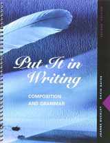 9780131231009-0131231006-Put It in Writing: Composition and Grammar (2nd Edition)
