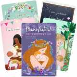9780998449012-0998449016-Mama Natural Postpartum Affirmation Cards for Women - 50 Uplifting and Vibrant Mama Natural Cards to Support New Moms After Birth | new mom affirmation cards & Pregnancy Postpartum Gifts for Mom