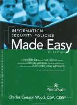 9781881585091-1881585093-Information Security Policies Made Easy Version 9