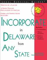 9781572482302-1572482303-Incorporate in Delaware from Any State (Legal Survival Guides)