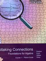 9781603280471-1603280472-CPM Making Connections Foundations for Algebra Course 1 Parent Guide
