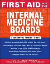 9780071421669-0071421661-First Aid for the Internal Medicine Boards (First Aid Series)