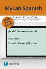 9780137303991-0137303998-¡Anda! Curso elemental -- MyLab Spanish with Pearson eText, 2020 Update