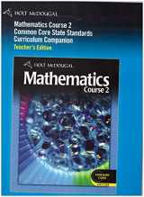 9780547618241-0547618247-Mathematics Course 2 Common Core State Standards Curriculum Companion Teacher's Edition