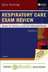 9781437716962-1437716962-Respiratory Care Exam Review - Text and E-Book Package: Review for the Entry Level and Advanced Exams