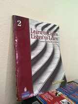 9780138140007-0138140006-Learn to Listen, Listen to Learn, Level 2: Academic Listening and Note-Taking, 3rd Edition