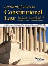 9781634591669-1634591666-Leading Cases in Constitutional Law, A Compact Casebook for a Short Course (American Casebook Series)