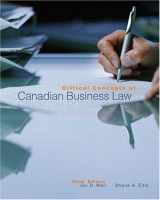 9780321126092-0321126092-Critical Concepts of Canadian Business Law (3rd Edition)