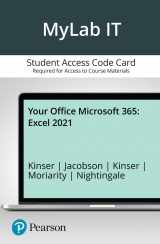 9780137676804-0137676808-Your Office Microsoft 365: Excel 2021 -- MyLab IT with Pearson eText Access Code