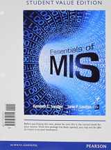 9780133869972-0133869970-Essentials of MIS, Student Value Edition Plus 2014 MyLab MIS with Pearson eText -- Access Card Package (11th Edition)