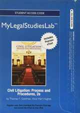 9780132989084-0132989085-Civil Litigation MyLegalStudiesLab Access Code: Process and Procudures: Includes Pearson Etext
