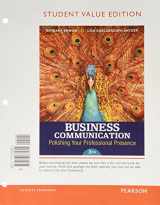 9780134088495-0134088492-Business Communication: Polishing Your Professional Presence, Student Value Edition Plus MyLab Business Communication with Pearson eText -- Access Card Package (3rd Edition)