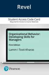 9780134725147-013472514X-Organizational Behavior: Developing Skills for Managers -- Revel
