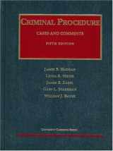 9781566626217-1566626218-Criminal Procedure: Cases and Comments (University Casebook Series)