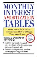 9780809235643-0809235641-Monthly Interest Amortization Tables