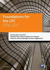 9780198765943-0198765940-Foundations for the LPC 2016-2017 (Legal Practice Course Manuals)