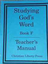 9781930092655-1930092652-Studying Gods Word F Teachers Manual *OP