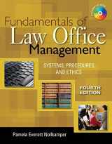 9781111319021-1111319022-Fundamentals of Law Office Management (Book Only)