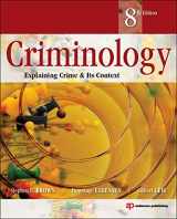 9781455730100-1455730106-Criminology, Eighth Edition: Explaining Crime and Its Context